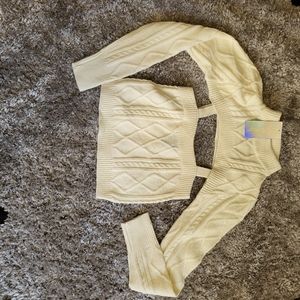 SOLD-CropTop Sweater